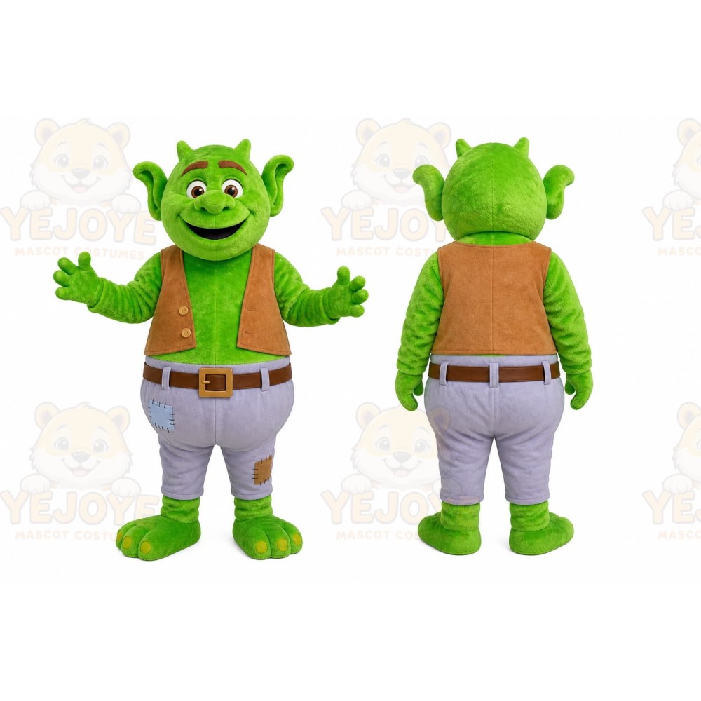 Ogre Mascot Costume for Adults Custom Logo Party Character Suit