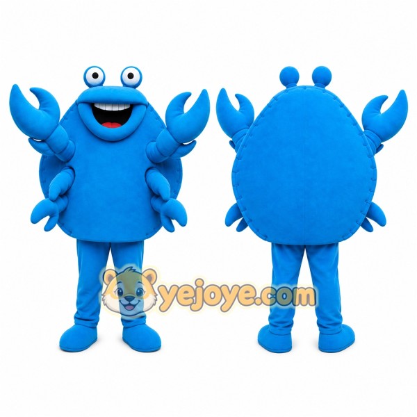 Crab Mascot Costume for Adults Custom Logo Party Character Suit