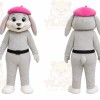 Rabbit Mascot Costume for Adults Custom Logo Party Character Suit