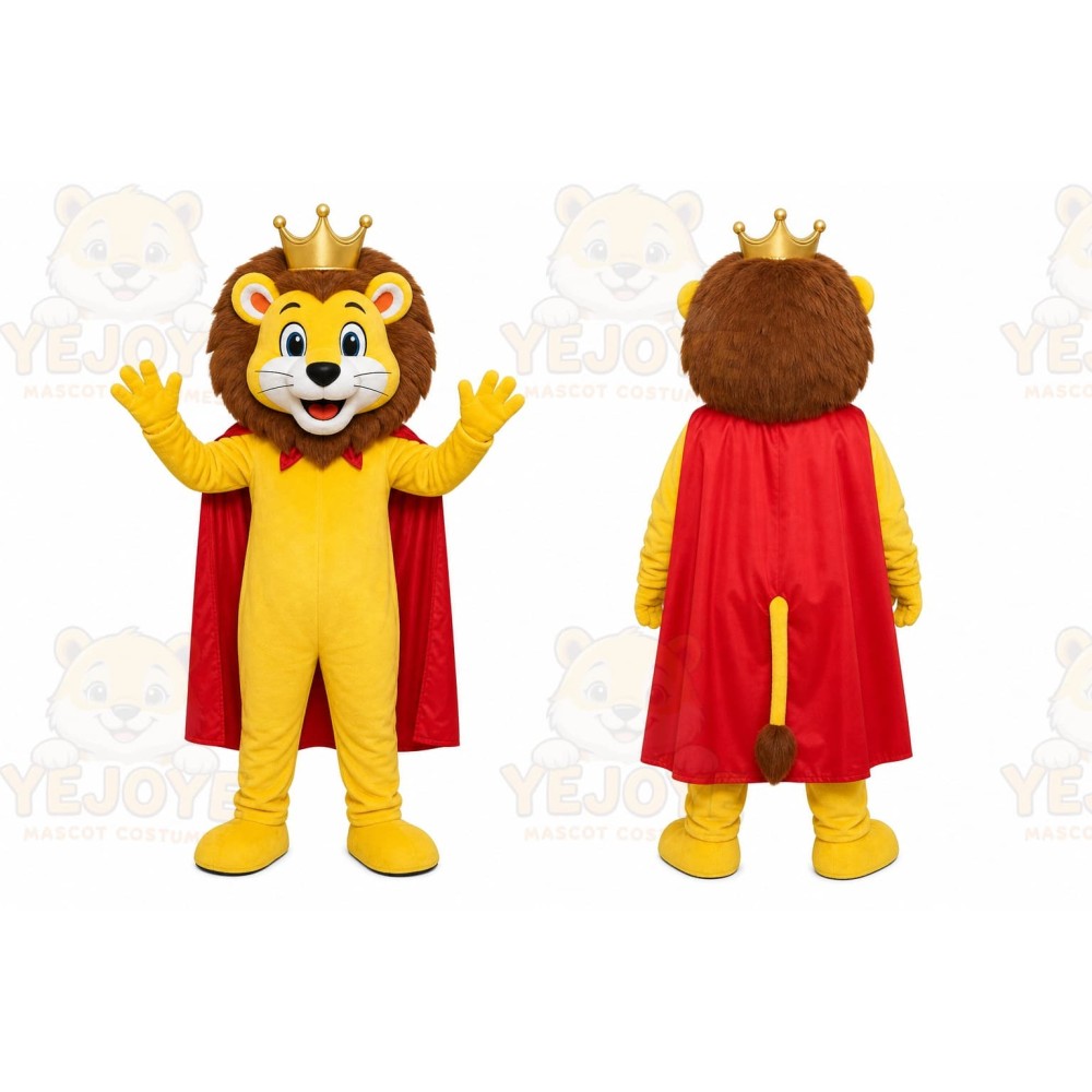 Lion Mascot Costume for Adults Custom Logo Party Character Suit