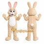 Rabbit Mascot Costume for Adults Custom Logo Party Character Suit