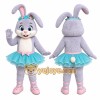 Rabbit Mascot Costume for Adults Custom Logo Party Character Suit Rabbit Mascot Costume for Adults Custom Logo Party Character Suit