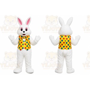 Rabbit Mascot Costume for Adults Custom Logo Party Character Suit