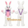 Rabbit Mascot Costume for Adults Custom Logo Party Character Suit Rabbit Mascot Costume for Adults Custom Logo Party Character Suit
