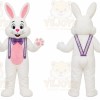 Rabbit Mascot Costume for Adults Custom Logo Party Character Suit