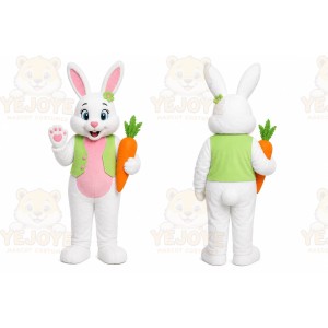 Bunny Mascot Costume for Adults Custom Logo Party Character Suit