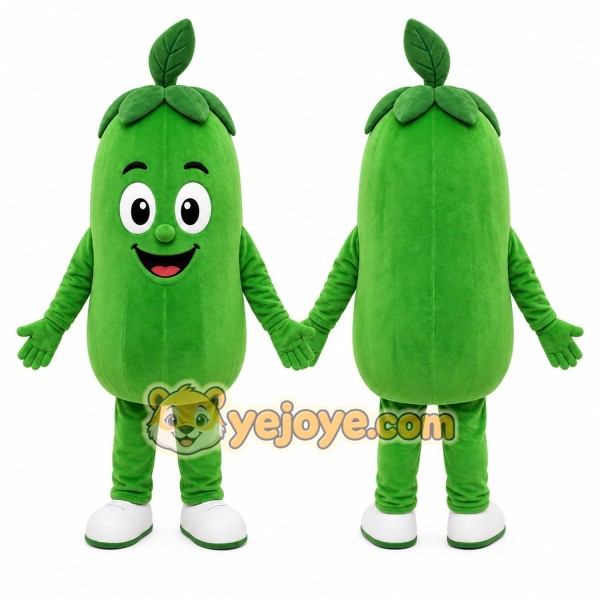 Cucumber Mascot Costume for Adults Custom Logo Party Character Suit