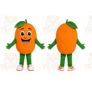 Orange Mascot Costume for Adults Custom Logo Party Character Suit