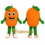 Orange Mascot Costume for Adults Custom Logo Party Character Suit