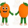 Orange Mascot Costume for Adults Custom Logo Party Character Suit