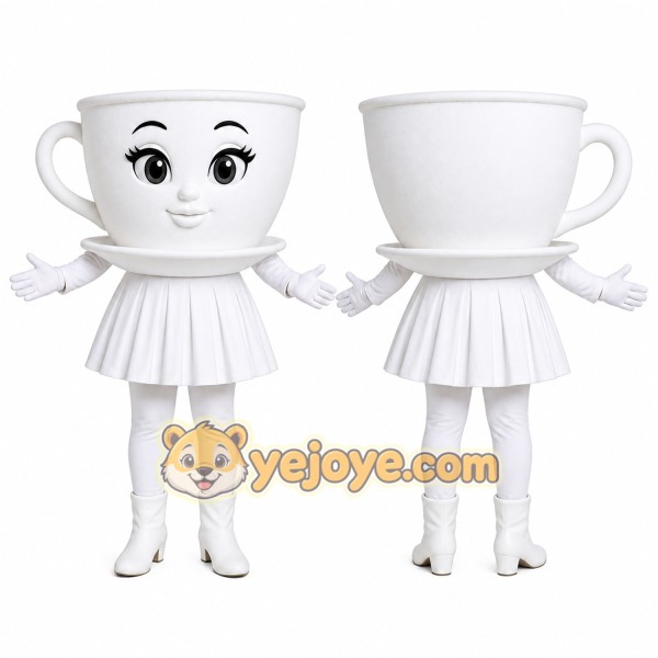 Cup Mascot Costume for Adults Custom Logo Party Character Suit
