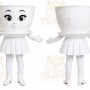 Cup Mascot Costume for Adults Custom Logo Party Character Suit