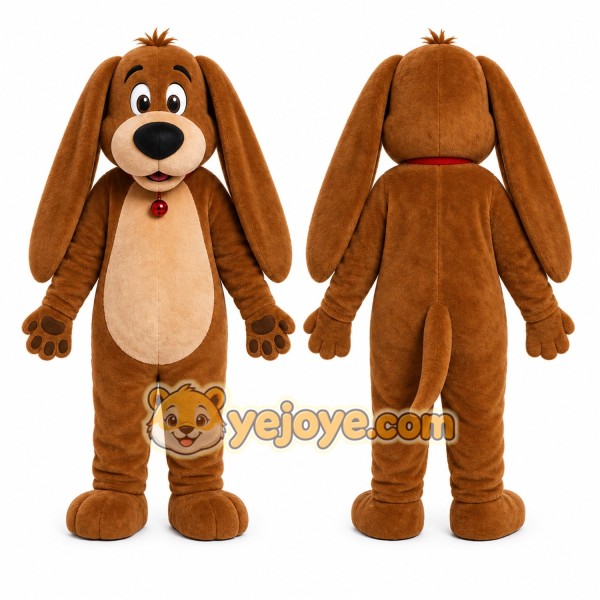 Dog Mascot Costume for Adults Custom Logo Party Character Suit