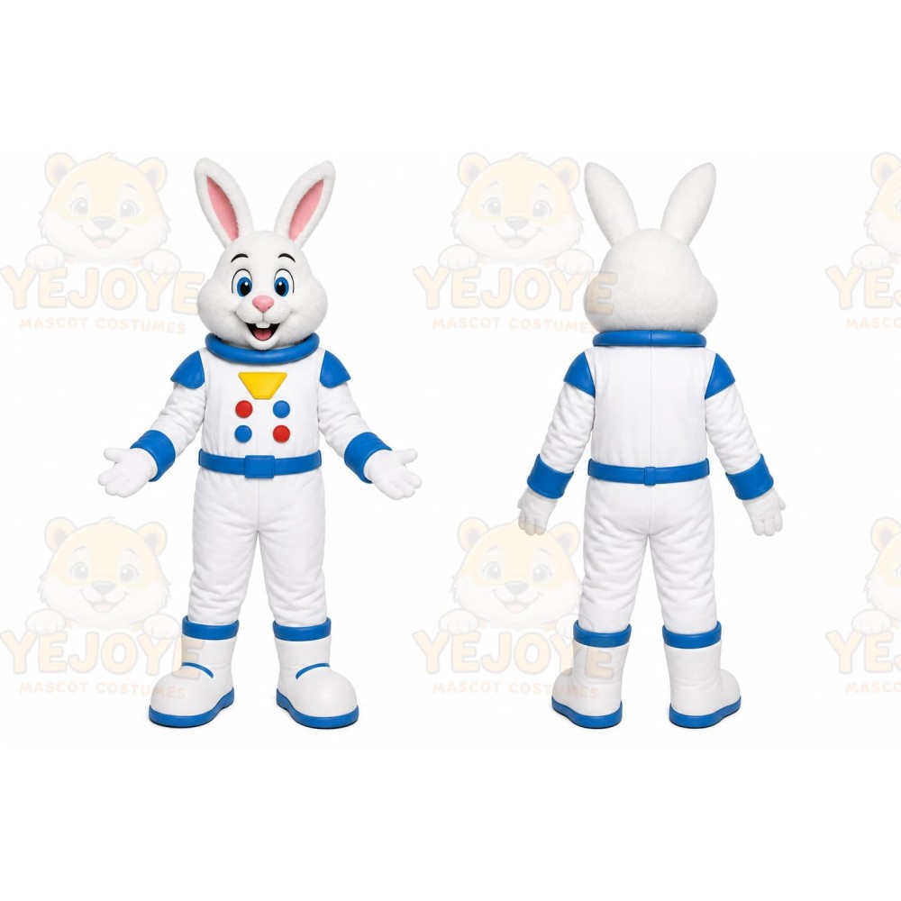 Rabbit Mascot Costume for Adults Custom Logo Party Character Suit