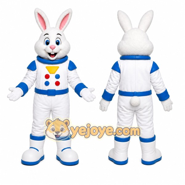 Rabbit Mascot Costume for Adults Custom Logo Party Character Suit