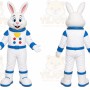 Rabbit Mascot Costume for Adults Custom Logo Party Character Suit