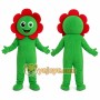 Flower Mascot Costume for Adults Custom Logo Party Character Suit