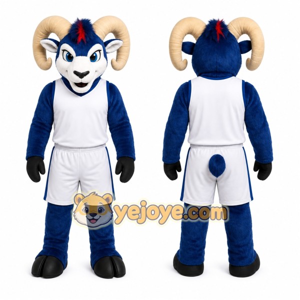 Ram Mascot Costume for Adults Custom Logo Party Character Suit