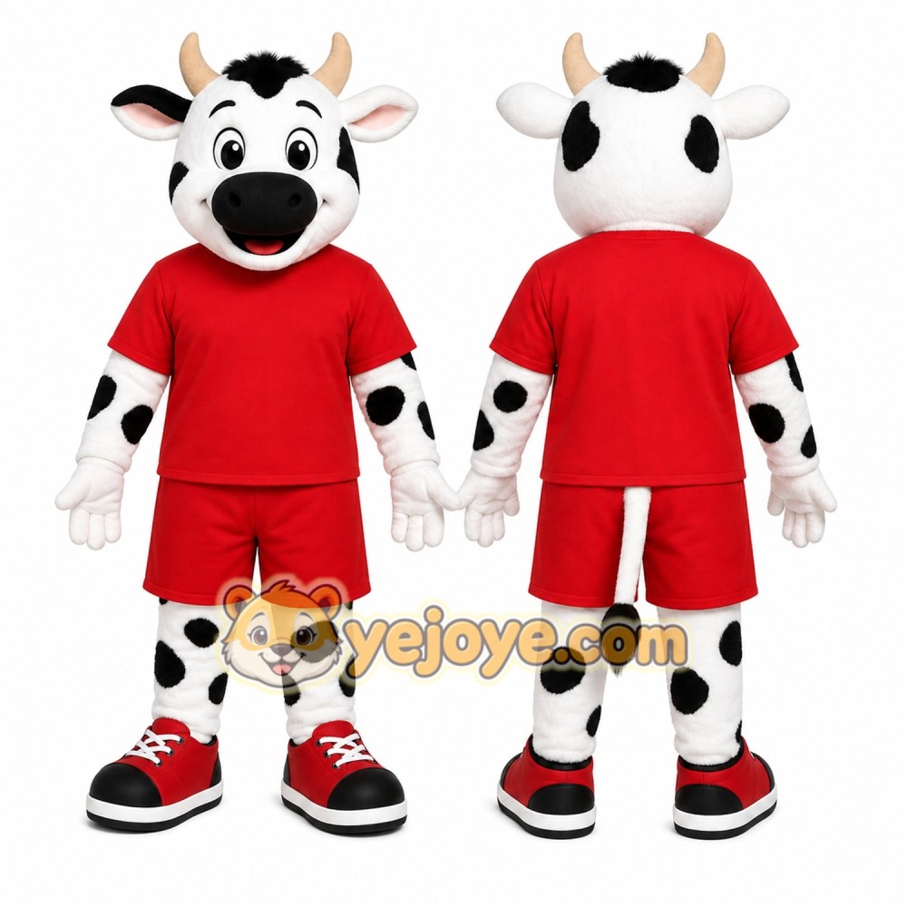 Cow Mascot Costume for Adults Custom Logo Party Character Suit Cow Mascot Costume for Adults Custom Logo Party Character Suit