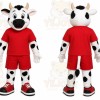 Cow Mascot Costume for Adults Custom Logo Party Character Suit