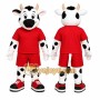 Cow Mascot Costume for Adults Custom Logo Party Character Suit