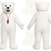 Bear Mascot Costume for Adults Custom Logo Party Character Suit