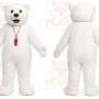 Bear Mascot Costume for Adults Custom Logo Party Character Suit