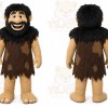 Caveman Mascot Costume for Adults Custom Logo Party Character Suit