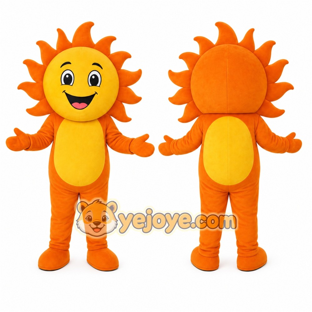Sun Mascot Costume for Adults Custom Logo Party Character Suit Sun Mascot Costume for Adults Custom Logo Party Character Suit
