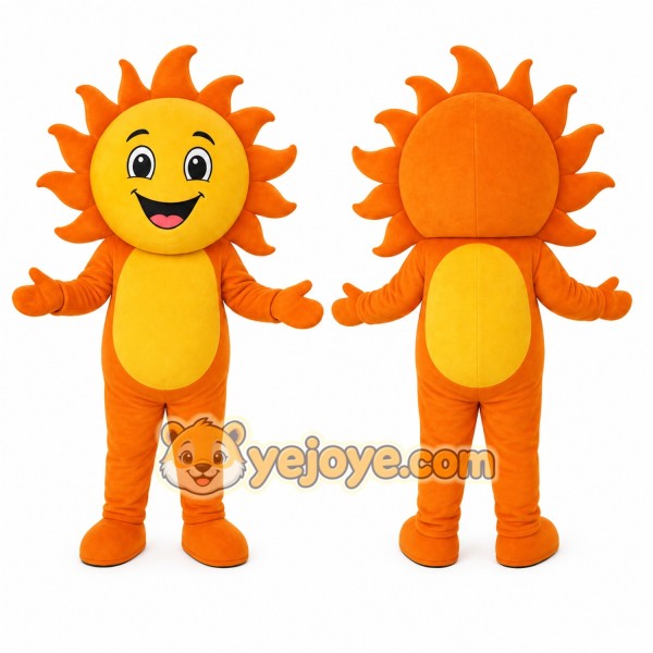 Sun Mascot Costume for Adults Custom Logo Party Character Suit