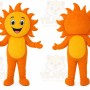 Sun Mascot Costume for Adults Custom Logo Party Character Suit