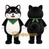 Husky Dog Mascot Costume for Adults Custom Logo Party Character Suit Husky Dog Mascot Costume for Adults Custom Logo Party Character Suit