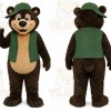 Bear Mascot Costume for Adults Custom Logo Party Character Suit