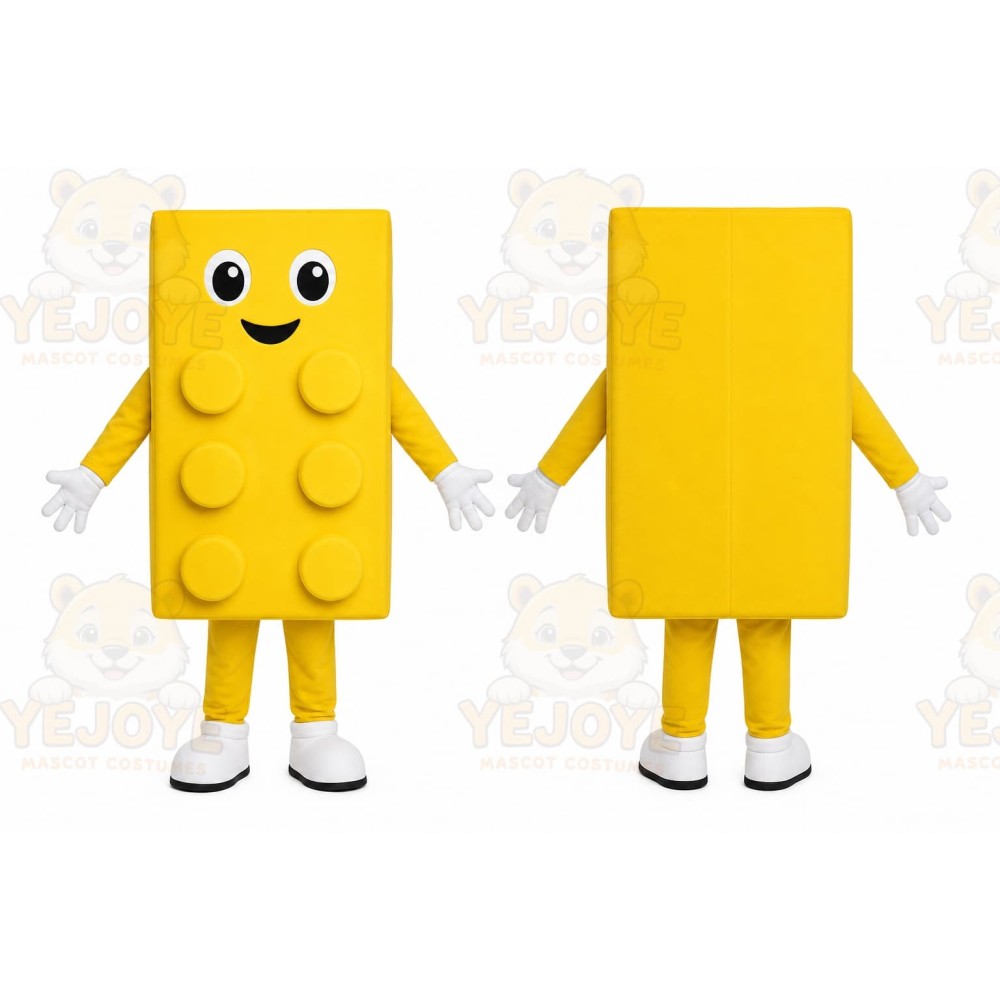 Block Mascot Costume for Adults Custom Logo Party Character Suit