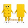 Block Mascot Costume for Adults Custom Logo Party Character Suit