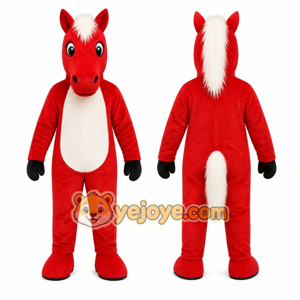 Horse Mascot Costume for Adults Custom Logo Party Character Suit Horse Mascot Costume for Adults Custom Logo Party Character Suit