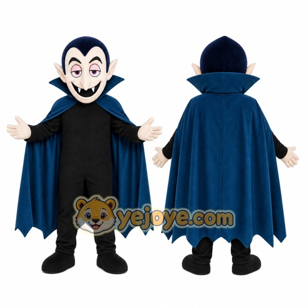 Vampire Mascot Costume for Adults Custom Logo Party Character Suit
