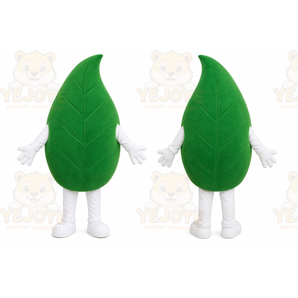 Leaf Mascot Costume for Adults Custom Logo Party Character Suit