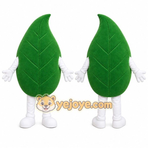 Leaf Mascot Costume for Adults Custom Logo Party Character Suit