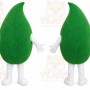 Leaf Mascot Costume for Adults Custom Logo Party Character Suit