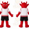 Devil Mascot Costume for Adults Custom Logo Party Character Suit