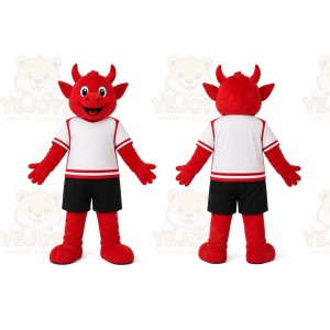 Devil Mascot Costume for Adults Custom Logo Party Character Suit