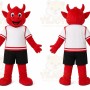 Devil Mascot Costume for Adults Custom Logo Party Character Suit