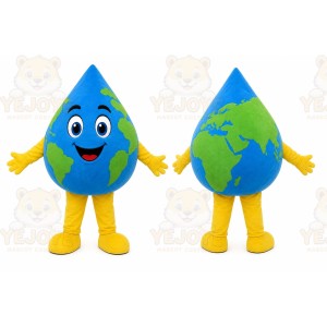 Water Drop Mascot Costume for Adults Custom Logo Party Character Suit