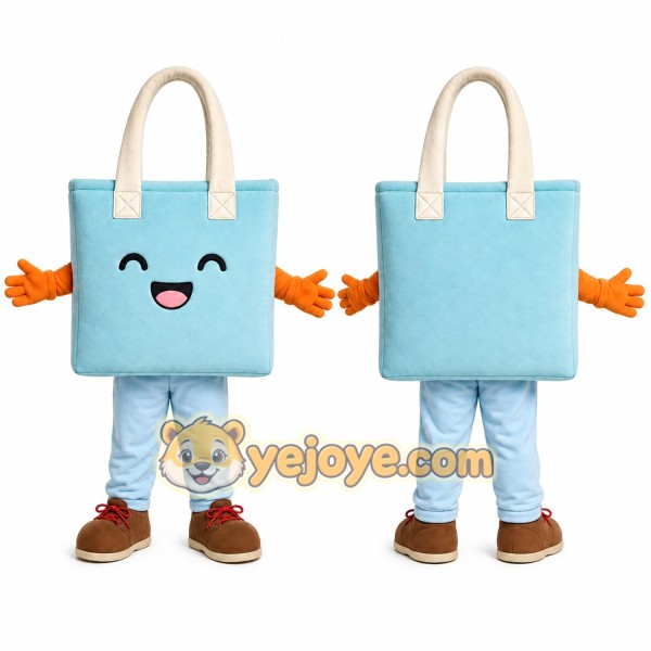 Bag Mascot Costume for Adults Custom Logo Party Character Suit