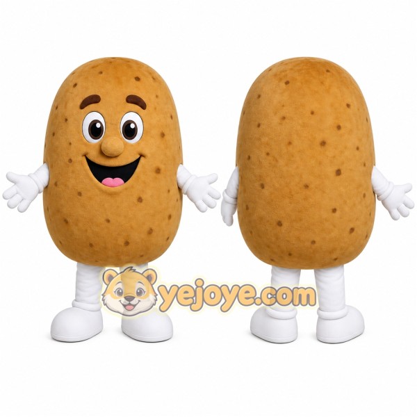 Potato Mascot Costume for Adults Custom Logo Party Character Suit