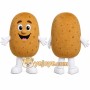 Potato Mascot Costume for Adults Custom Logo Party Character Suit