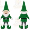 Elf Mascot Costume for Adults Custom Logo Party Character Suit
