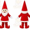 Elf Mascot Costume for Adults Custom Logo Party Character Suit
