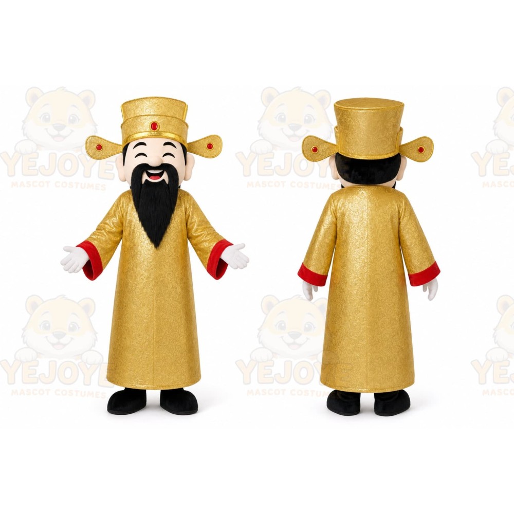 Wise Man Mascot Costume for Adults Custom Logo Party Character Suit